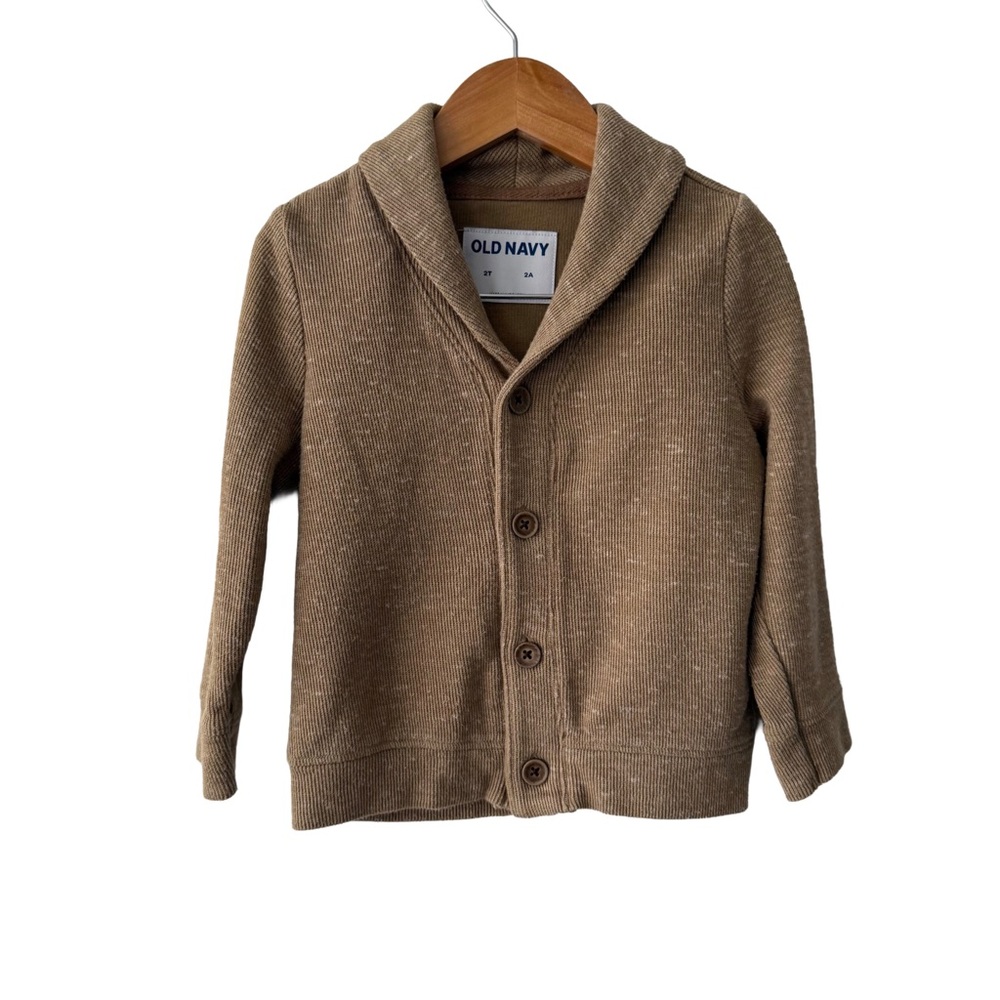Old Navy Kids Tan Collar Cardigan